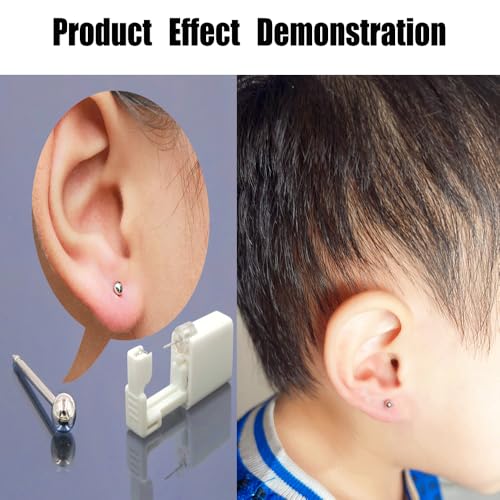 Disposable Ear Piercing Kit with Preloaded Studs - 2 Pack