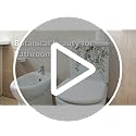 Green Plant Leaves Toilet Lid Decals - Waterproof & Removable