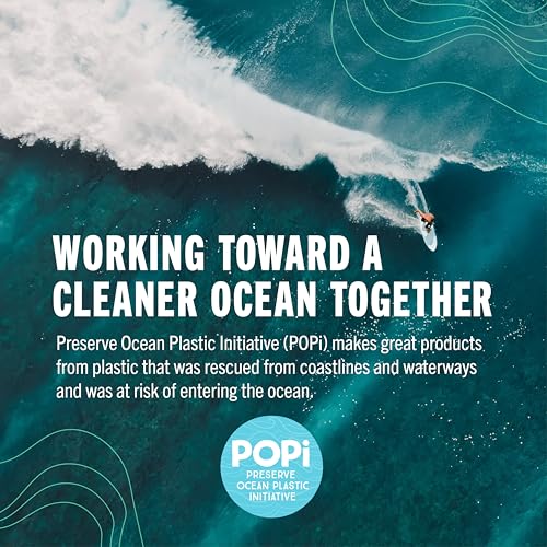 Preserve POPI Recycled Ocean Plastic Adult Toothbrush - Soft Coral