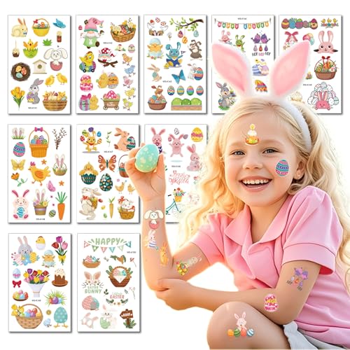 Easter Temporary Tattoos - 150+ Waterproof Designs for Party Favors