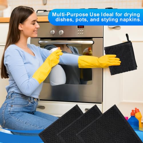 6-Pack 100% Cotton Washcloths - Soft, Absorbent Fingertip Towels