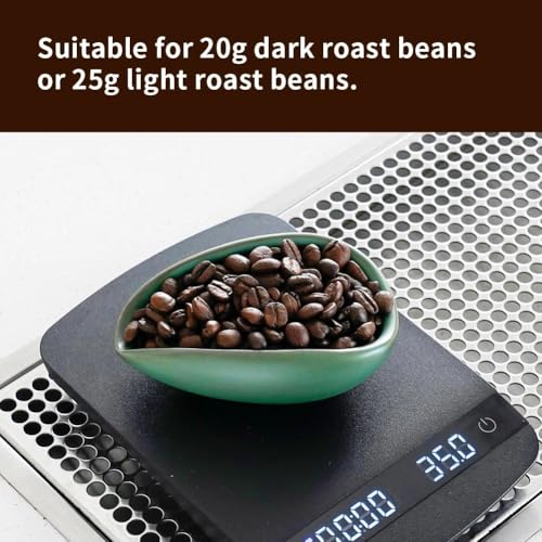 watchget Ceramic Coffee Dosing Tray - Small Dark Green Bean Weighing Dish
