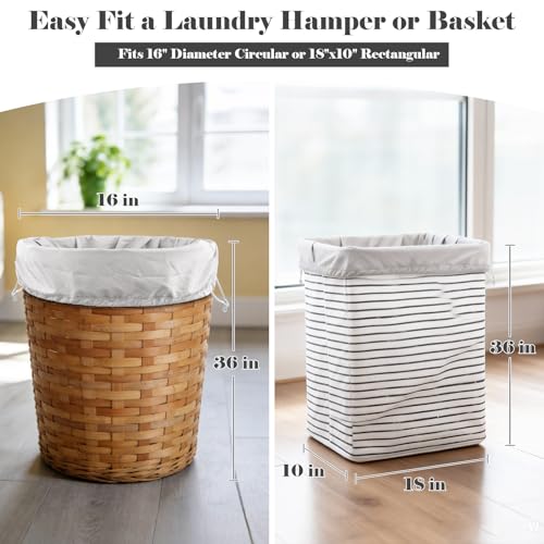 CANBOX Grey Heavy Duty Nylon Laundry Bag 28x40in - Large Storage Solution