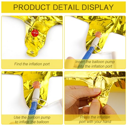 Tamnioa 40 Inch Gold Number 2 Foil Balloon for Birthday Party Decorations