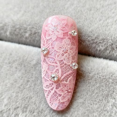 Sinbana 3D Lace Silicone Nail Mold for Y2K Manicure DIY Art