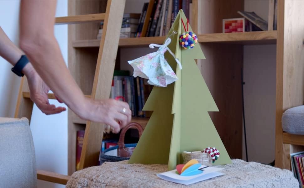 Christmas Countdown Advent Calendar - DIY Arts & Crafts Ornaments for Kids | 24 Days of Holiday Decor