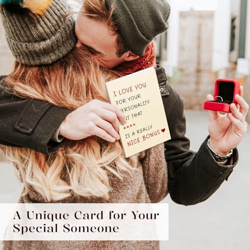 Funny Valentine's Day Card for Him, Husband, Boyfriend - Personality
