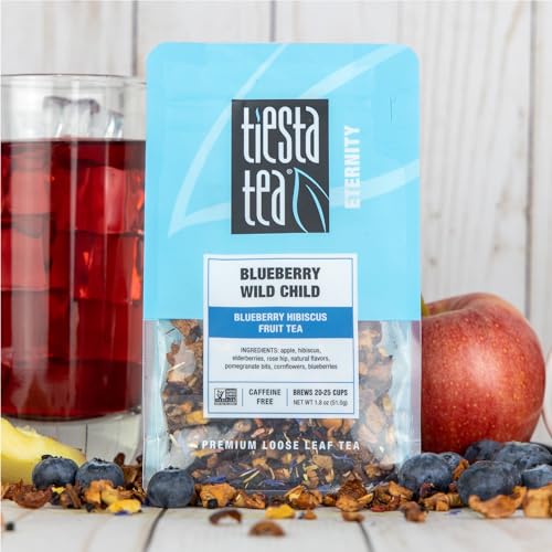 Tiesta Tea Blueberry Wild Child Loose Leaf Herbal Tea - 25 Cup Pouch