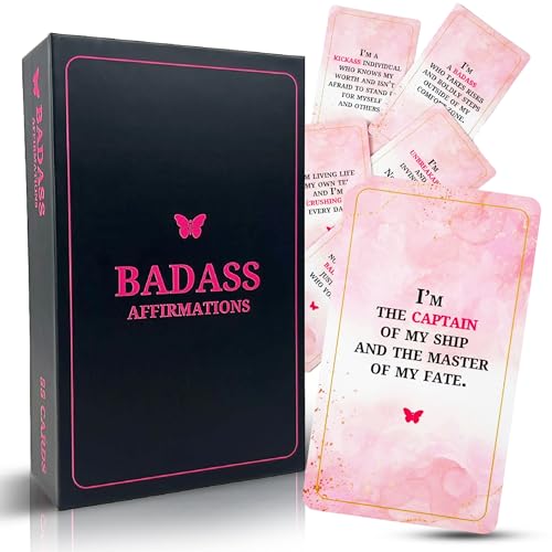 55 Badass Affirmation Cards for Women - Empowerment & Motivation