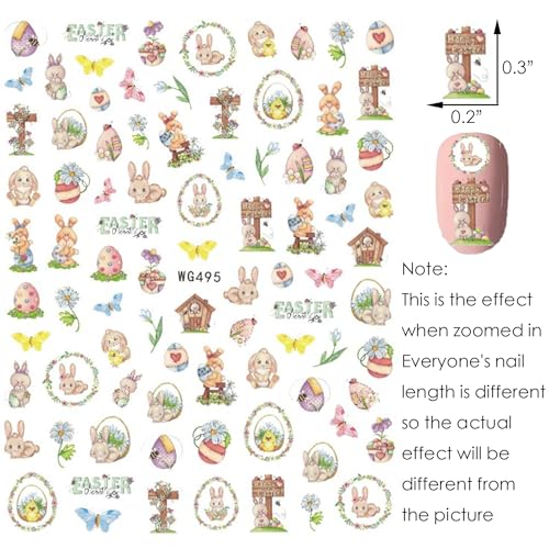 St. Patrick's Day & Easter 3D Self-Adhesive Nail Art Stickers Decals