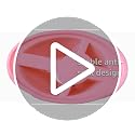 Pink Rubber Nail Polish Holder Anti-Spill Stand 2Pcs