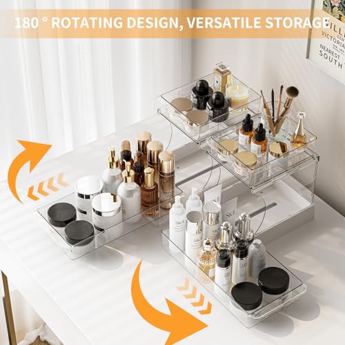 2-Tier Pull-Out Organizer for Kitchen & Bathroom - 1 Pack