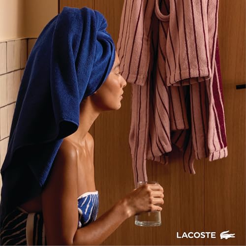 Lacoste Heritage Hand Towel, 100% Supima Cotton, 16" x 30", Aloe
