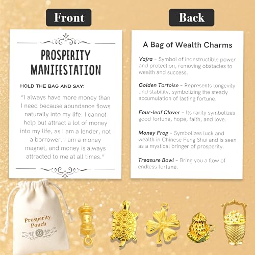 Feng Shui Affirmation Card Gift for Wealth & Abundance
