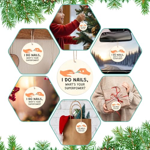 Nail Technician Christmas Ornament - Gift for Manicurists & Nail Lovers
