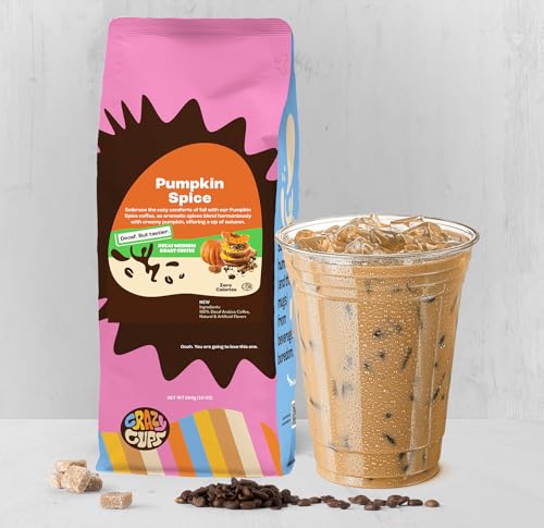 Decaf Pumpkin Spice Ground Coffee - Crazy Cups, 10oz Pack