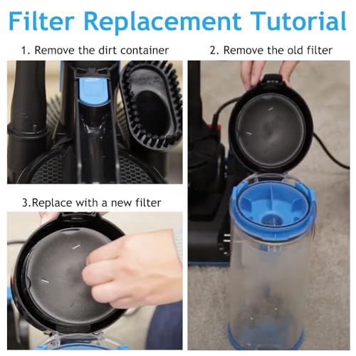 MULTIM Bissell Vacuum Cleaner Belt & Filter Set 1604895/1604896 Replacement