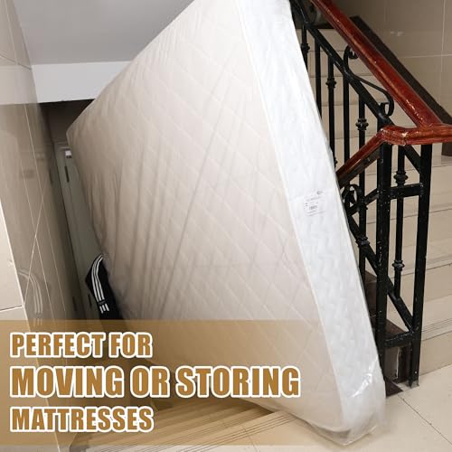 PROMORE Full Size Mattress Bag - 1.5Mil Heavy-Duty Plastic Moving Cover