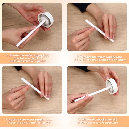 10-Pack Mini Humidifier Filter Sticks - 5.9 Inch Cotton Replacement Wicks