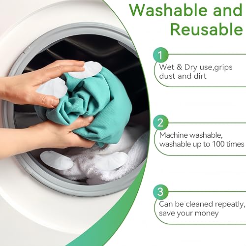 Universal Handheld Steam Cleaner Pads - 10 Pack Microfiber Cloths