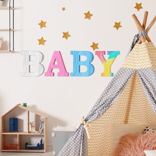 Oubest 6-Inch Unfinished Wooden Letter Q for DIY Crafts and Wall Decor