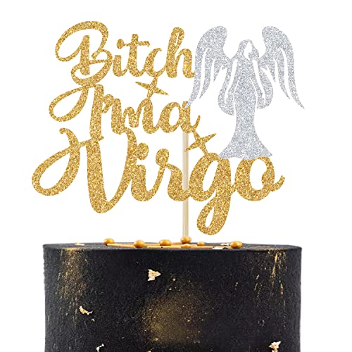 Virgo Birthday Cake Topper - Zodiac Season Party Decoration