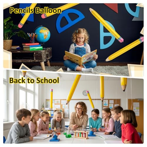 43 Inch Inflatable Pencil Balloon - Back to School Decoration 43inch-a