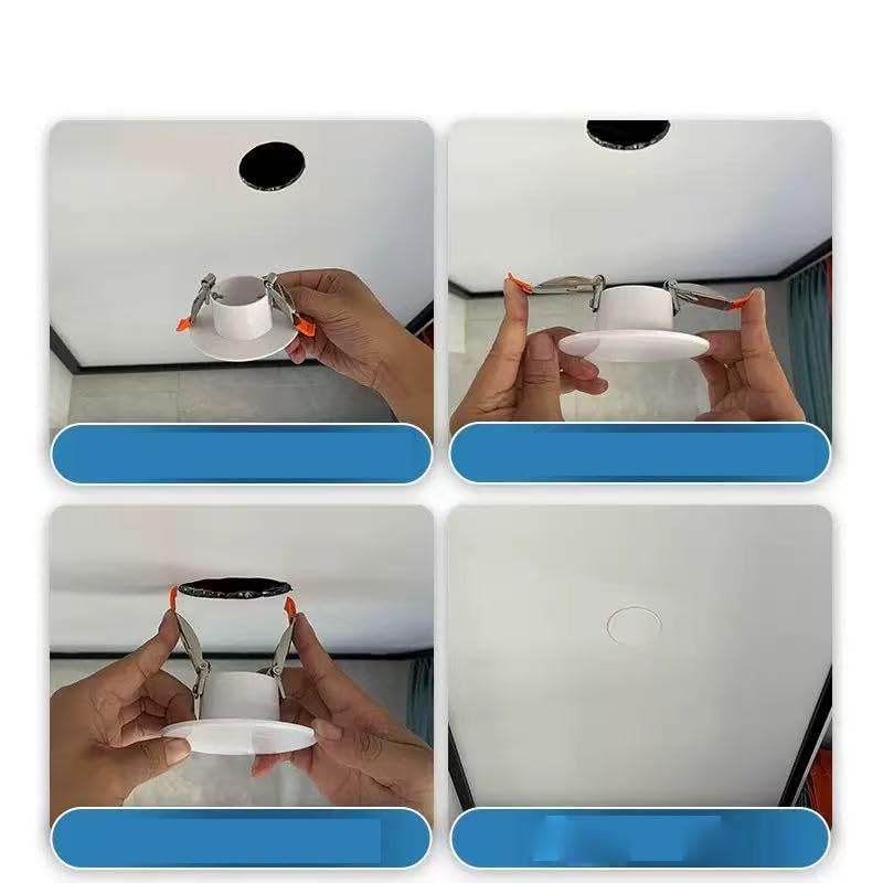 95mm Wall Hole Cover with Self-Locking Clips for Mini Split Systems