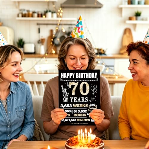 Funny 70th Birthday Card Gift Decoration - Li-387