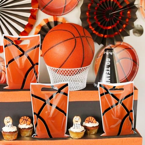 QUERICKY 100-Pack Basketball Goodie Bags for Party Favors