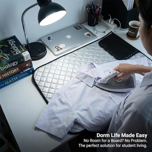 RAINFLOW Magnetic Ironing Mat - Portable Heat-Resistant Tabletop Pad
