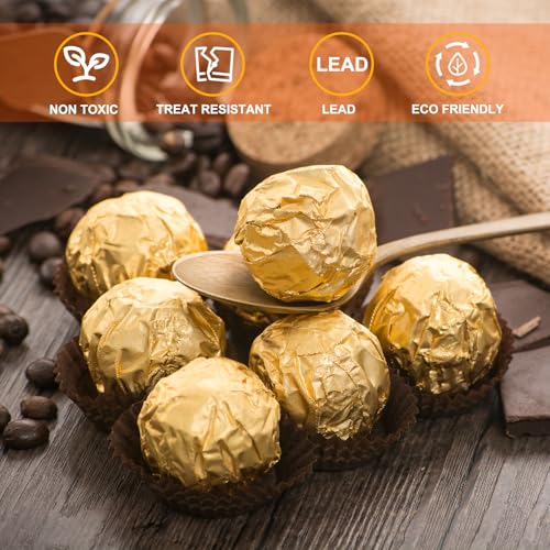 4 x 4 Inch Silver Aluminum Foil Candy Wrappers 100pcs for Chocolate & Treats