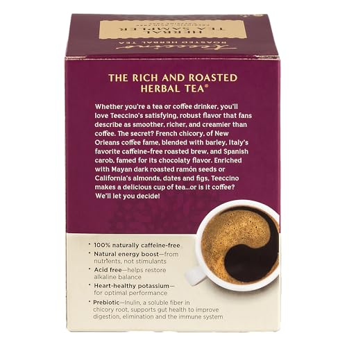 Teeccino Herbal Tea Sampler Variety Pack - 12 Bags, Caffeine-Free