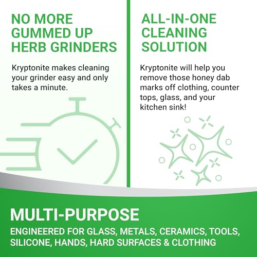 KLEAR Kryptonite Multipurpose Glass Cleaner - 2 oz, Alcohol-Free