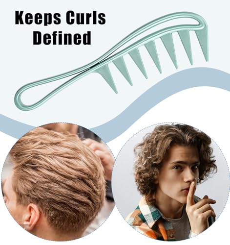 Thrymme Wide Tooth Comb for Curls - 4 Pack Hair Detangling Combs