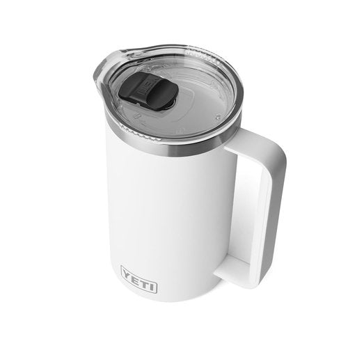 YETI Rambler 34 oz Pitcher, Vacuum Insulated, Stainless Steel with MagSlider Lid, White