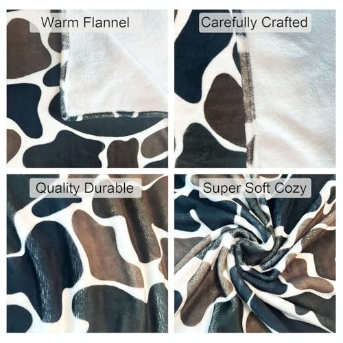 Camouflage Throw Blanket - Warm Soft Fleece Army Hunting Decor Gift