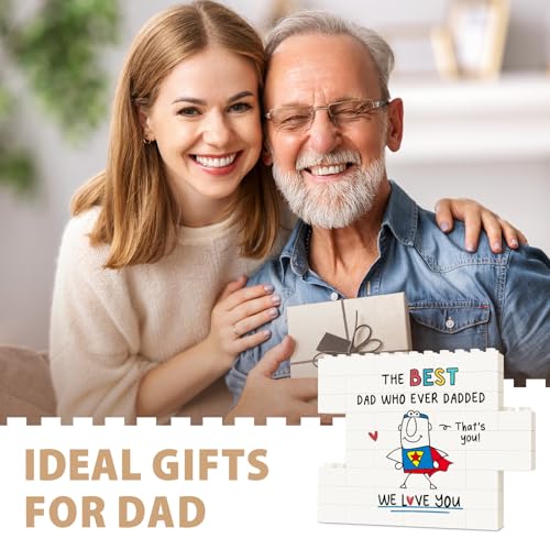 Funny Dad Gifts from Daughter/Son - Unique Papa Plaque
