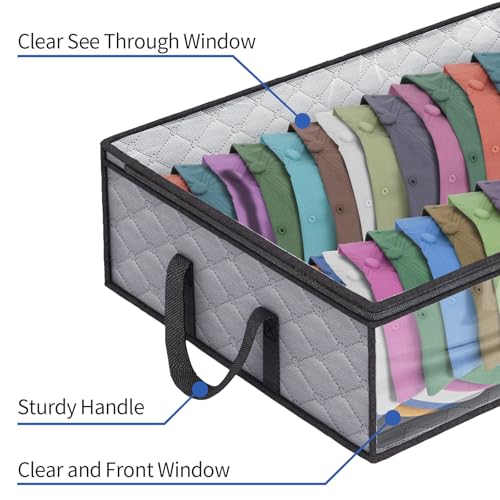 Fixwal Hat Storage Bag for Baseball Caps - Large Capacity Organizer, 40 Hats