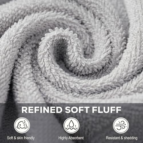 Utopia Towels 24 Pack 12x12 Cotton Washcloths - Highly Absorbent