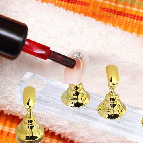 EUBUY Magnetic Nail Art Tip Holder & Display Stand Set for Salon and DIY