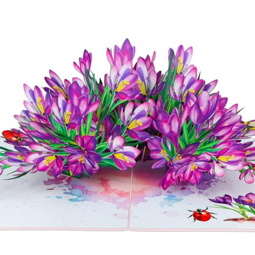 3D Cymbidium Orchid Pop-Up Card for Mother's Day & Any Occasion