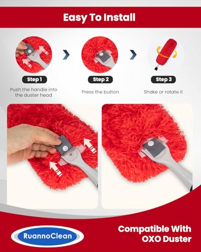 Microfiber Duster Refills for OXO Good Grips | Washable 2-Pack
