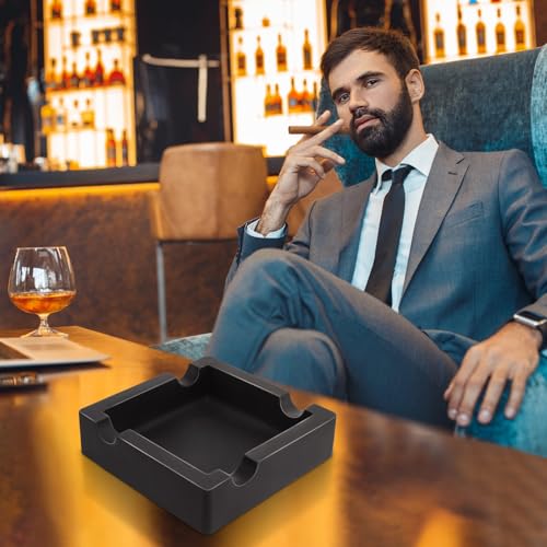 VIABRICO Unbreakable Silicone Cigar Ashtray with 4 Wide Holders