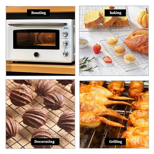 304 Stainless Steel Cooling Rack for Baking & Roasting | 10" x 15"