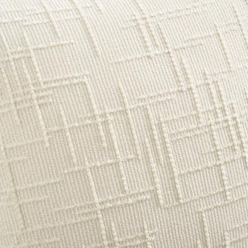 Soft Chenille Throw Pillow Covers Set of 2 - 18x18 Inch White