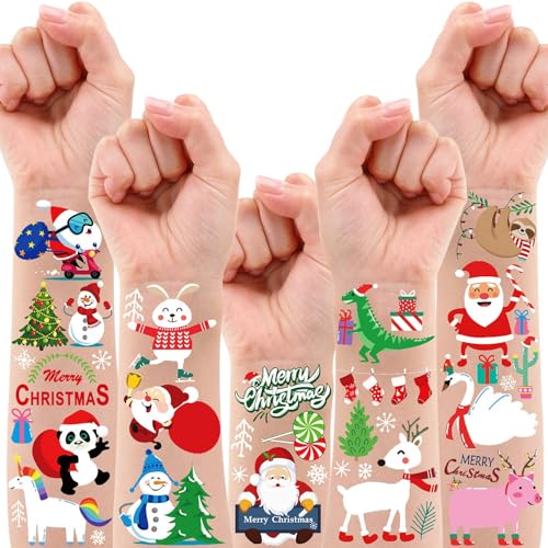 Christmas Temporary Tattoos for Kids - 90 Fun Designs