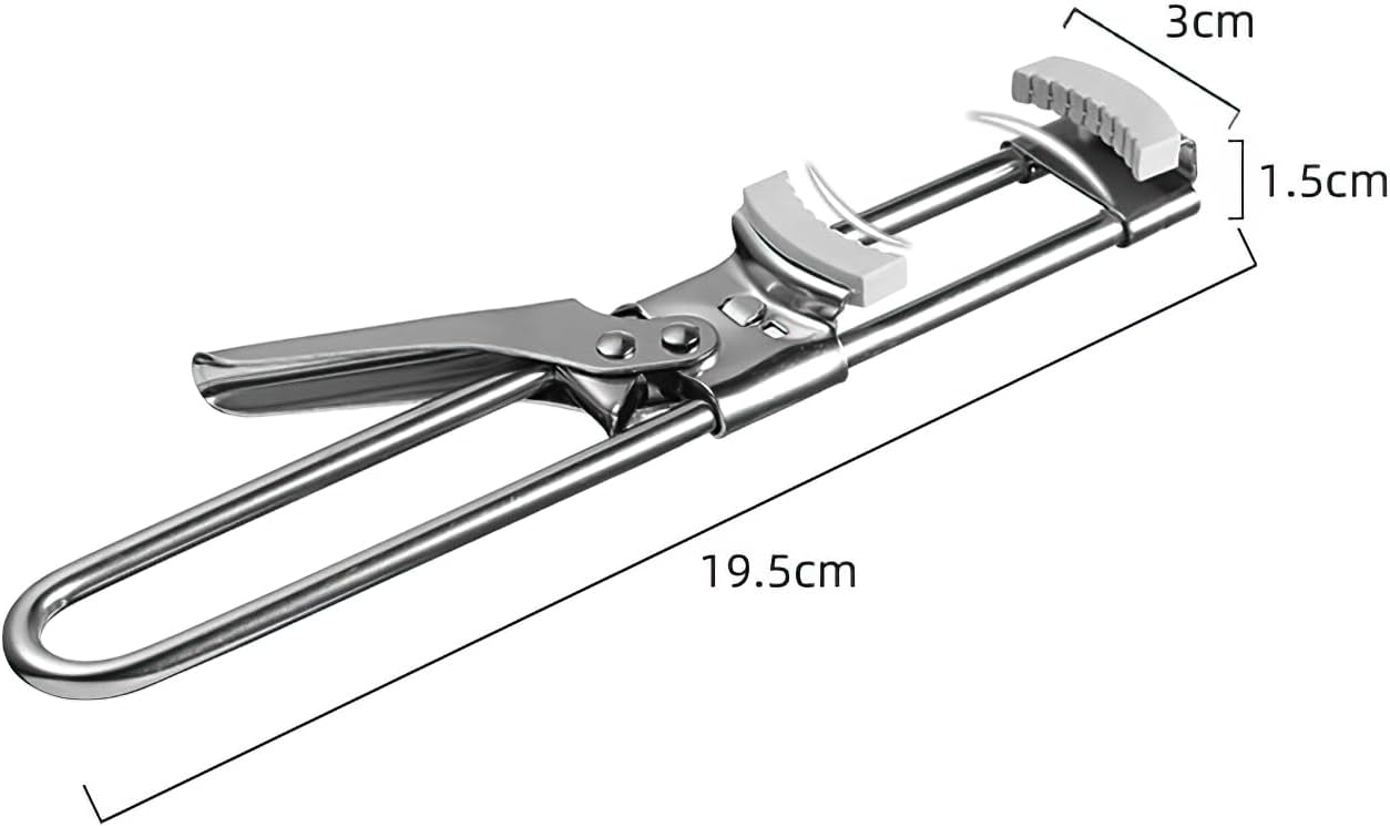 Skiennix Jar Opener - Adjustable Stainless Steel Lid Gripper for Seniors with Arthritis | Non-Slip Design
