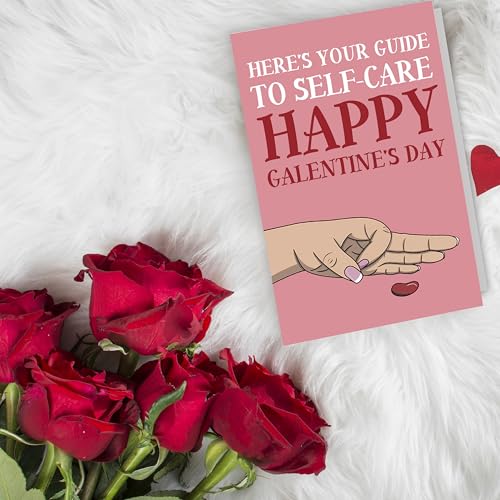 Sarcastic Galentine's Day Card for Best Friend with Envelope