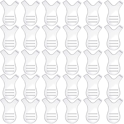 Yaomiao 30 Pcs Silicone Lash Lift Combs - Y Shape Eyelash Separators for Perming and Brow Lamination